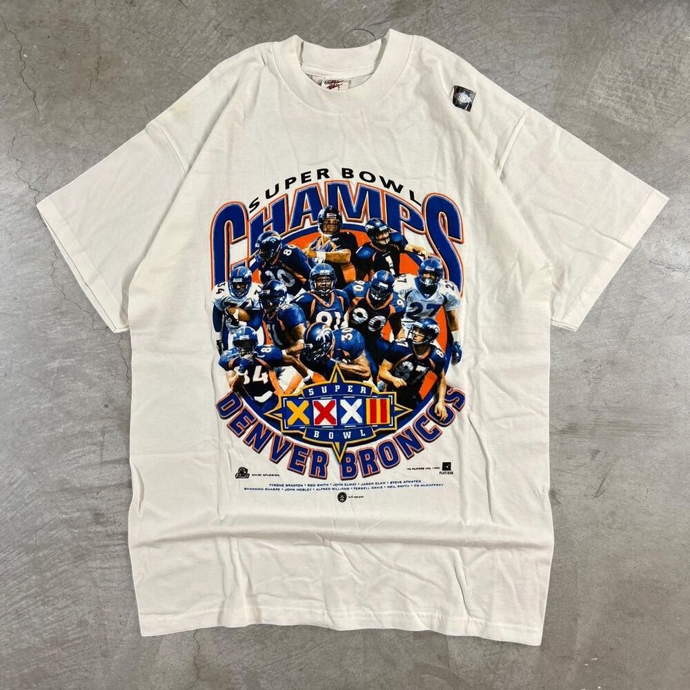 Vintage NWT Denver Broncos Super Bowl Champions Cotton T-Shirt